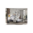 VIPACK Metallbett Bronxx Blau Matt mit Lattenrost Bild 1