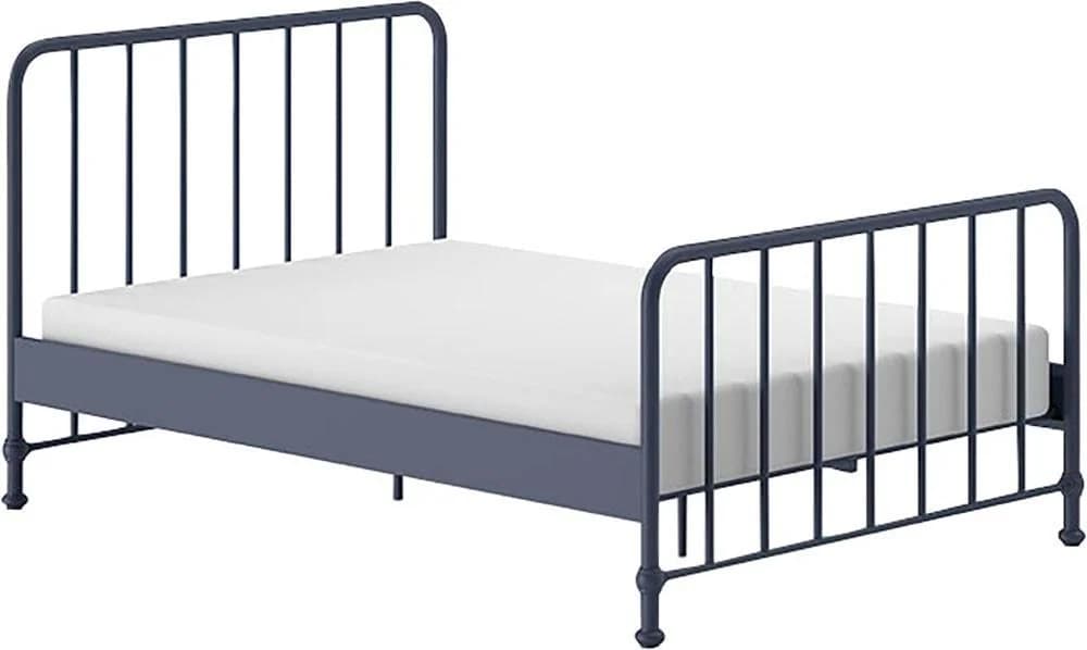 VIPACK Metallbett Bronxx Blau Matt mit Lattenrost - Bild 2