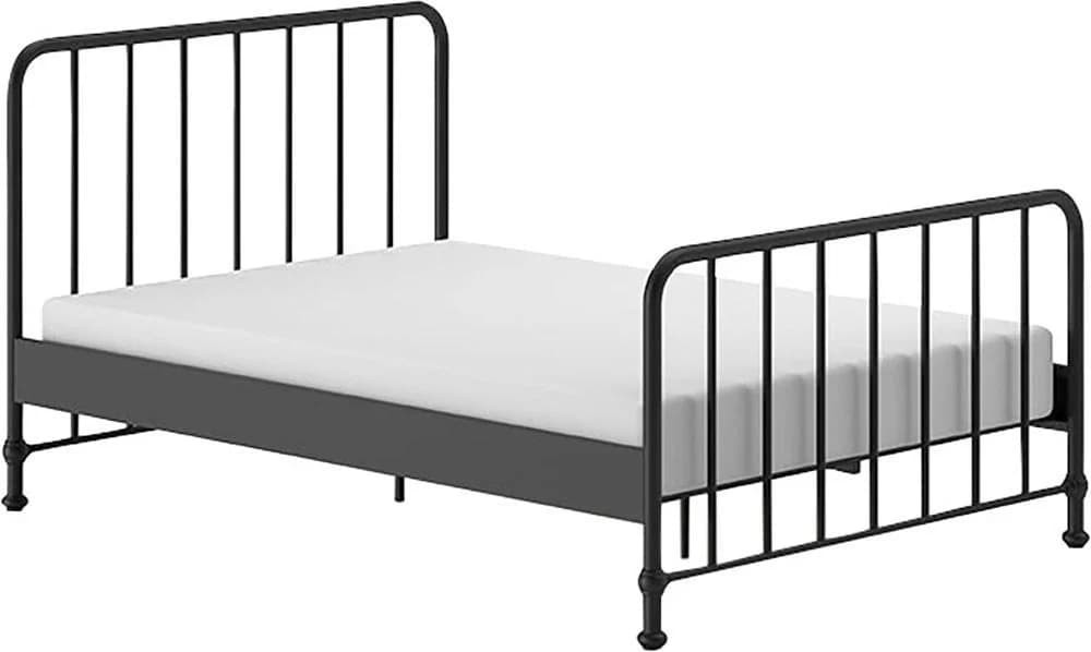 VIPACK Metallbett Bronxx Schwarz Matt mit Lattenrost - Bild 2