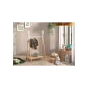 VIPACK Kleiderständer Kiddy Massivholz Beige/Weiß Bild 1