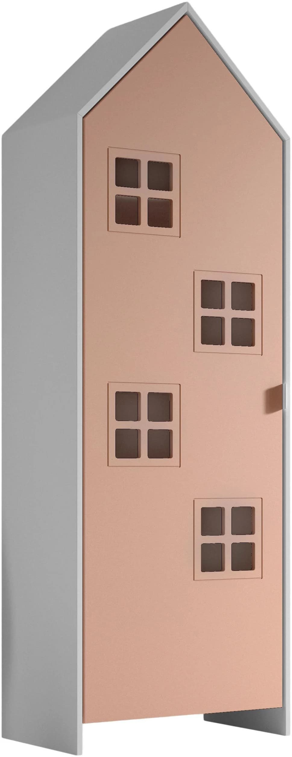 VIPACK Kleiderschrank Casami Bruges Weiß/Rosa MDF - Bild 3