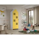 VIPACK Kleiderschrank Casami Weiß/Gelb mit variabler Innenausstattung Bild 1