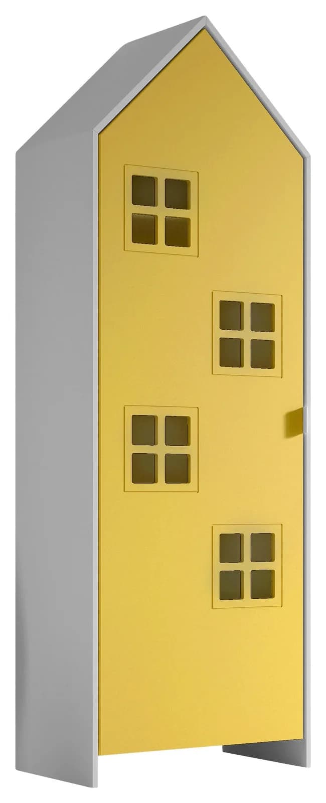 VIPACK Kleiderschrank Casami Weiß/Gelb mit variabler Innenausstattung - Bild 2