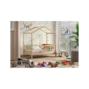 Home Affaire Junior Hausbett 70x140 cm Kiefer massiv mit Dach Bild 1