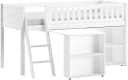 VIPACK Spielbett Scott Weiß mit Schreibtisch und Regal Bild 2