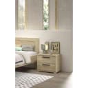 VIPACK Nachtschrank SAM 2 Schubladen Eiche Dekor Bild 1