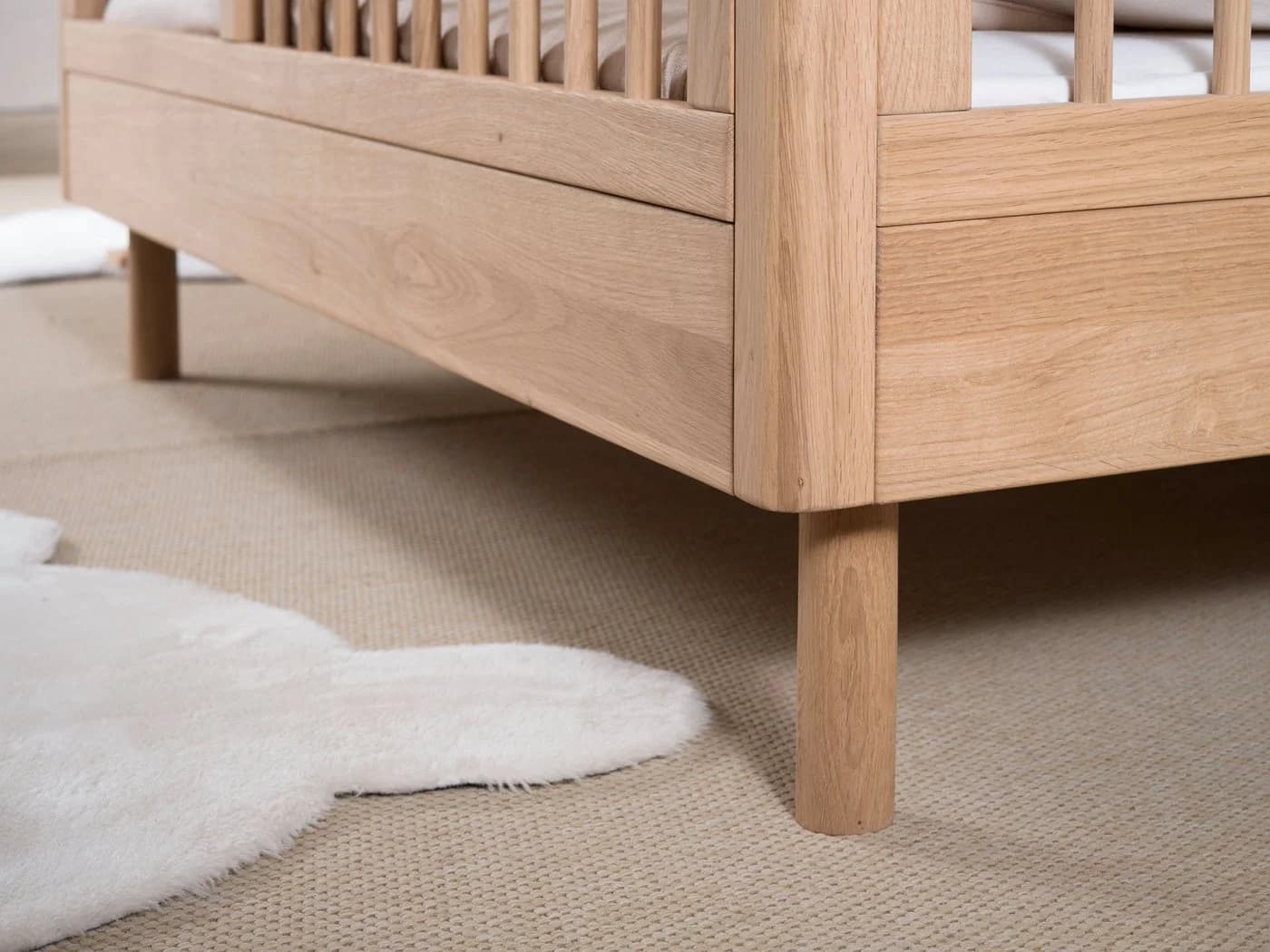 Home Affaire Kinderbett Eiche Massiv Geölt Mit Rausfallschutz - Bild 5