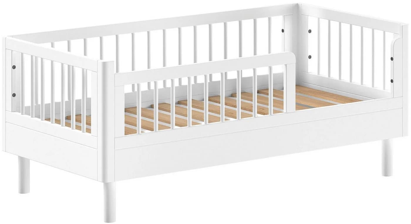 VIPACK Forrest Juniorbett Buche Massiv Weiß Kinderbett - Bild 3