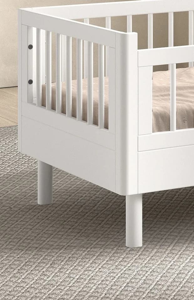 VIPACK Forrest Juniorbett Buche Massiv Weiß Kinderbett - Bild 4
