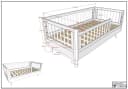 VIPACK Forrest Juniorbett Buche Massiv Weiß Kinderbett Bild 5