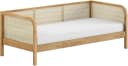 Home affaire Bett Olive Eiche Natur Rattan Kopfteil Bild 2