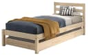 VIPACK Massivholzbett Pino Kiefer Natur mit Lattenrost und Schublade Bild 2