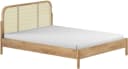 Home Affaire Bettgestell Olive Eiche Natur Rattan Kopfteil Bild 2