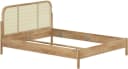 Home Affaire Bettgestell Olive Eiche Natur Rattan Kopfteil Bild 3
