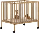 VIPACK Laufgitter Dino Buche Natur mit Rollen Bild 2