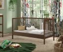 Babybett VIPACK DINO Massivholz Buche Nussbaumfarbig Bild 1