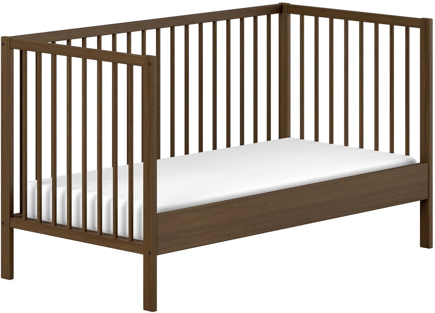 Babybett VIPACK DINO Massivholz Buche Nussbaumfarbig - Bild 3