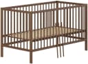 Babybett VIPACK DINO Massivholz Buche Nussbaumfarbig Bild 4