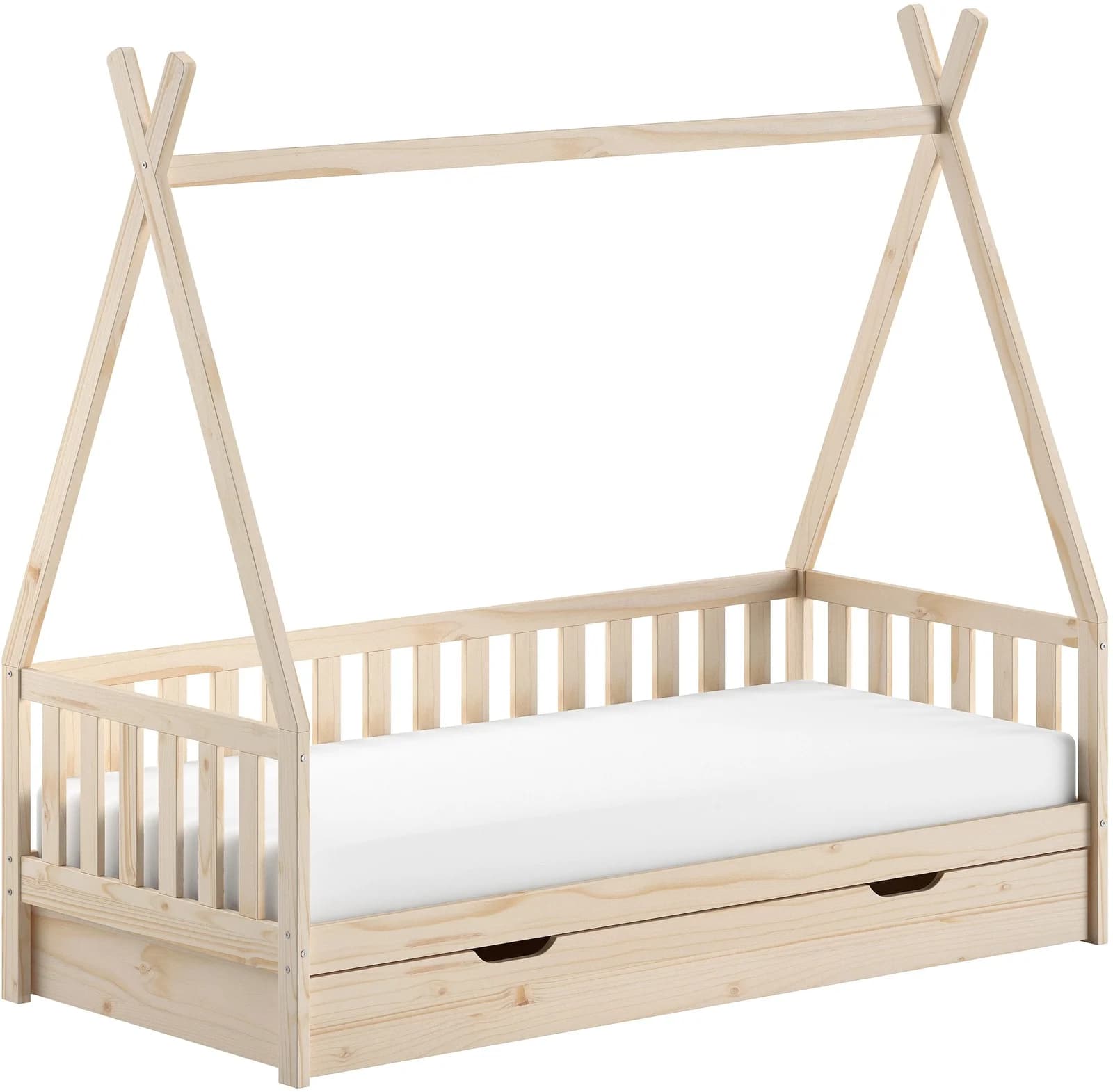 Vipack Massivholzbett Tipi Dach