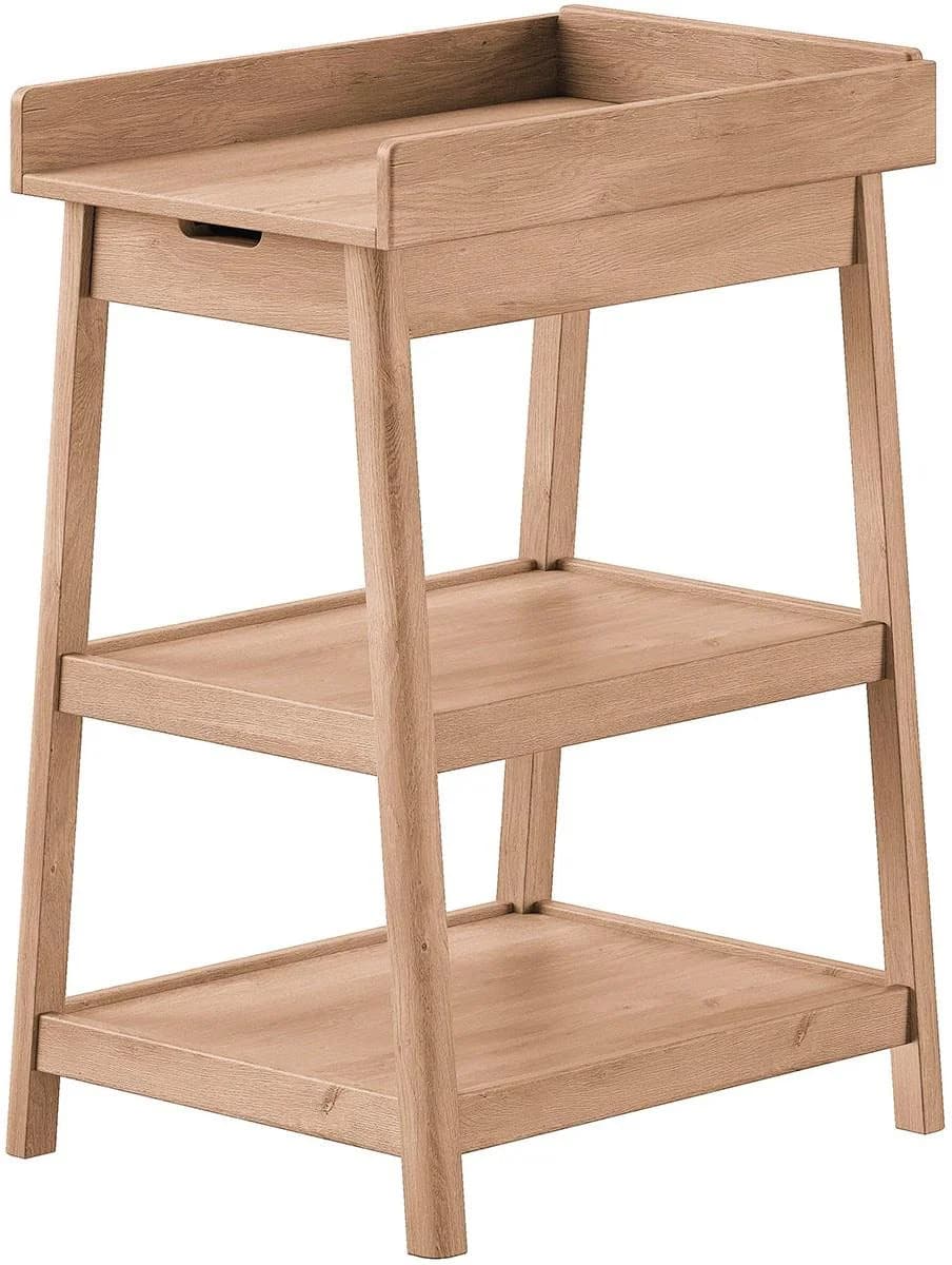 VIPACK Wickelkommode Woods Eiche Natur Lackiert mit 2 Fächern