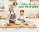 Just Perfecto 15-tlg. Granit-Kochgeschirrset Beige Aluminiumguss Bild 1