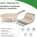 Just Perfecto 15-tlg. Granit-Kochgeschirrset Beige Aluminiumguss Bild 4