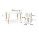 COZYCOLLECTIONS Kindersitzgruppe 3-tlg. Montessori Design Kiefernholz Bild 5