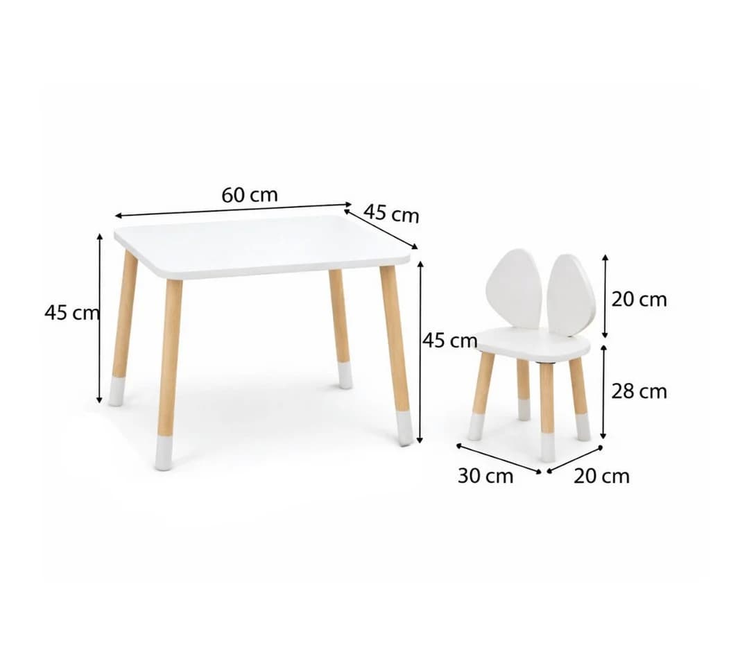 COZYCOLLECTIONS Kindersitzgruppe 3-tlg. Montessori Design Kiefernholz - Bild 5