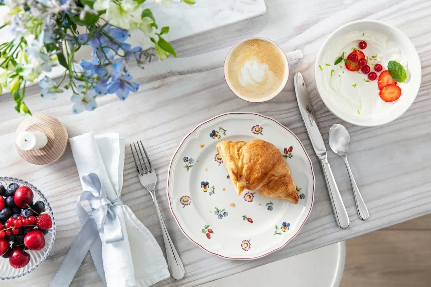 Villeroy & Boch Frühstücksteller Petite Fleur 21 cm Bunt - Bild 2