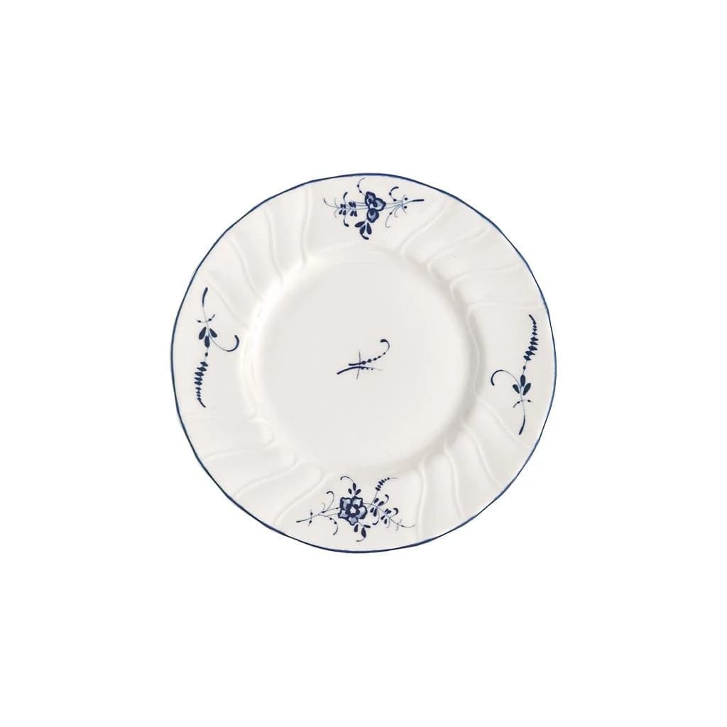 Villeroy & Boch Brotteller Vieux Luxembourg Weiß-Blau