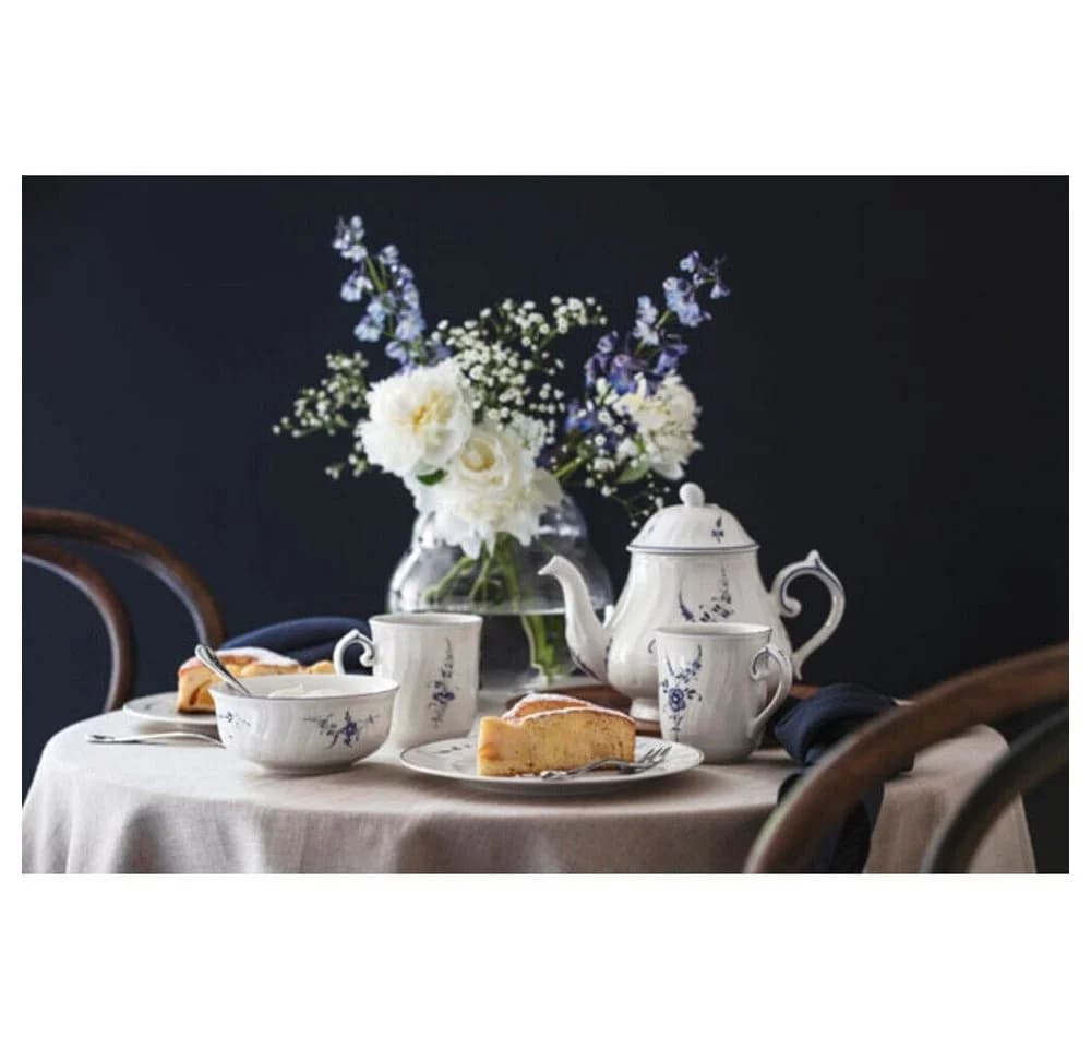 Villeroy & Boch Schüssel Vieux Luxembourg weiß-blau 21,4 cm