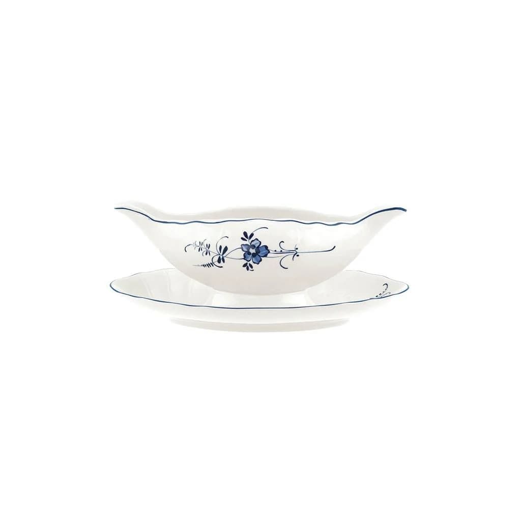 Villeroy & Boch Sauciere Vieux Luxembourg 200 ml Weiß-Blau