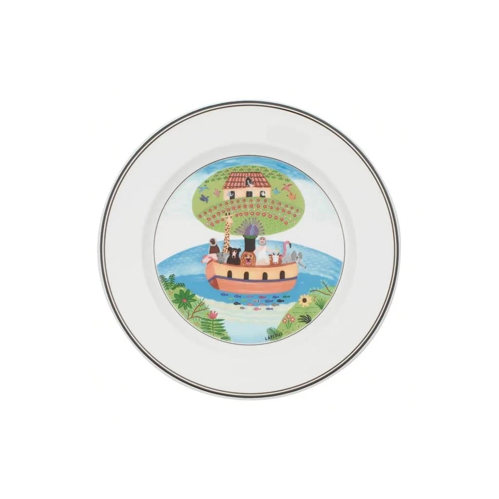 Villeroy & Boch Frühstücksteller Arche Noah Design Naif Ø 21 cm Bunt