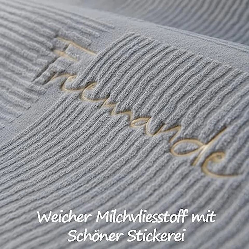 Coonoor Sofaschoner Grau Kurzplüsch Rutschfest - Bild 3