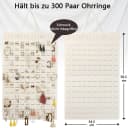 Coonoor Schmuckständer Wandhalter für Ohrringe Filz Bild 1