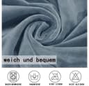 Kaket Stuhlhusse Bezug in Samtstoff Beige Elastische Stretch Husse Bild 4