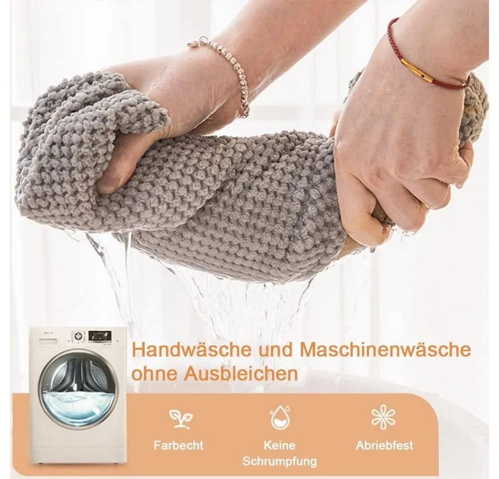 Coonoor Sofaschoner Grau Modern Kurzplüsch Rutschfest - Bild 5