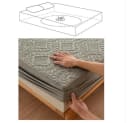 Coonoor Matratzenauflage Grau Wasserdicht 3D-Muster Bild 1