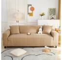 Kaket Sofahusse Stretch-Sofabezug Beige Shaker-Stoff Bild 3