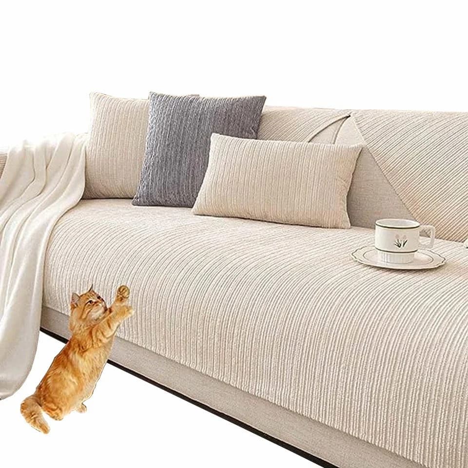 Coonoor Sofaschoner Beige Anti-Rutsch Sofahussen - Bild 2