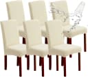 Coonoor Stretch Stuhlhussen Set Beige Polyester Bild 2