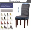 Coonoor Stuhlhussen Set Rot Stretch Polyester 2/4/6er Bild 1