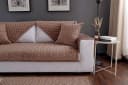 Coonoor Sofaschoner Braun Kristallsamt Anti-Rutsch Bild 4