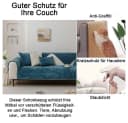 Coonoor Sofahusse Chenille Sofaüberwurf rutschfest grau Bild 1