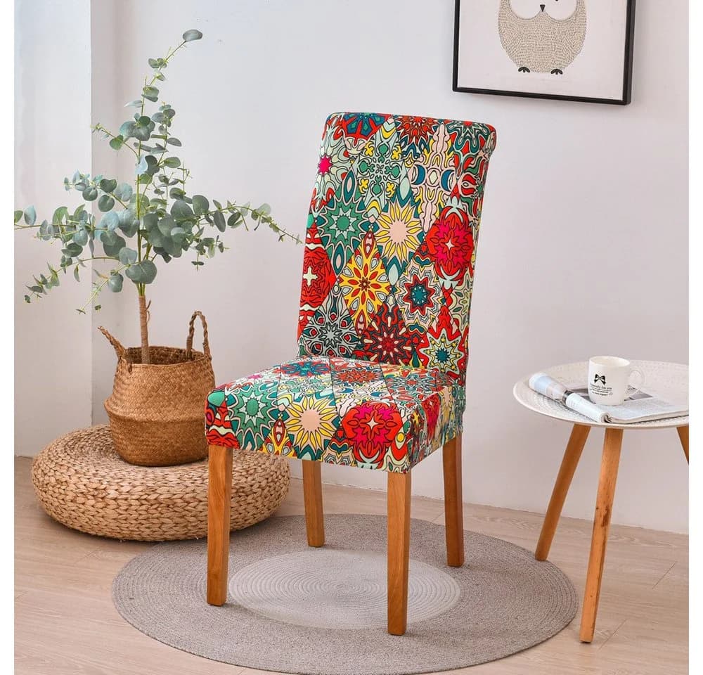 Coonoor Elastische Stuhlhusse Stretch Abnehmbar Modern - Bild 5