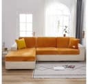 Kaket Sofahusse L-Form Stretch Bezug Polyester Bild 4