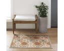 Coonoor Badematte Boho Blumen Orange 40x60cm Bild 3