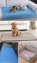 Kaket Hundematte Kühlmatte blau für Drinnen, Draußen und Auto Bild 3