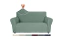 Coonoor Sofahusse Stretch Grün Rutschfest Bild 2