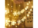 Bomiclss LED-Lichterkette 6M Schneeflocke Warmweiß 40-flammig Bild 1